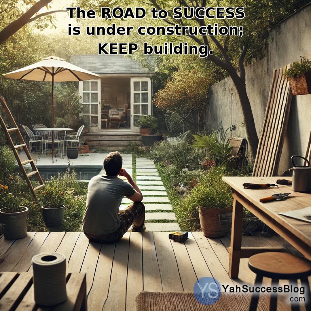 yahsuccess's tweet image. The road to success is under construction; keep building.⁠
⁠
You&apos;re not stuck—you’re laying bricks. Every small win adds up to the big picture 🧱💪 Stay focused and keep going! 🚀⁠
⁠
#KeepBuilding⁠
#SuccessInProgress⁠
⁠
YahSuccessBlog.com