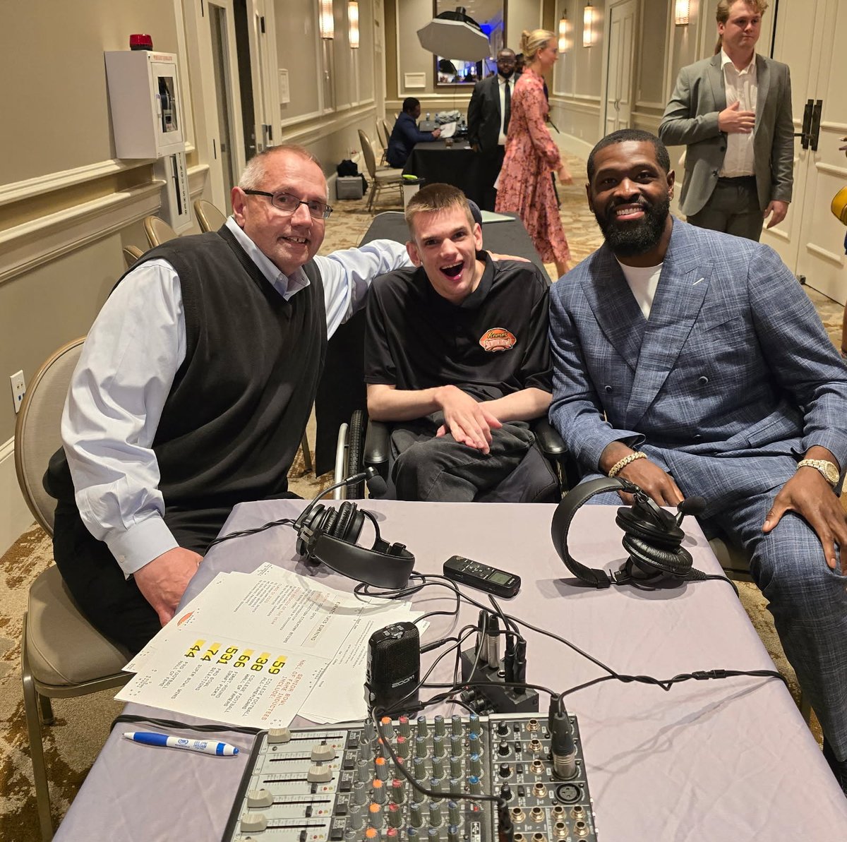Paul Chestnutt (@paulchestnutt) on Twitter photo Congratulations <a href="/T_Armstead72/">T. Stead 🎤🎧</a> Inducted Into <a href="/seniorbowl/">Reese's Senior Bowl</a> Hall of Fame Tonight! Matty Had a Great Time Meeting You! Listen to Interview Monday Edition Sports Roundtable Show 11AM <a href="/WPNNPensacola/">WPNN Pensacola 103.7FM / 790AM</a> 103.7FM 790AM & 5PM <a href="/FoxSportsPcola/">Fox Sports Pensacola</a> The Fan 101.1FM 1450AM-Thank You! Continued Success! Congratulations <a href="/T_Armstead72/">T. Stead 🎤🎧</a> Inducted Into <a href="/seniorbowl/">Reese's Senior Bowl</a> Hall of Fame Tonight! Matty Had a Great Time Meeting You! Listen to Interview Monday Edition Sports Roundtable Show 11AM <a href="/WPNNPensacola/">WPNN Pensacola 103.7FM / 790AM</a> 103.7FM 790AM & 5PM <a href="/FoxSportsPcola/">Fox Sports Pensacola</a> The Fan 101.1FM 1450AM-Thank You! Continued Success!
