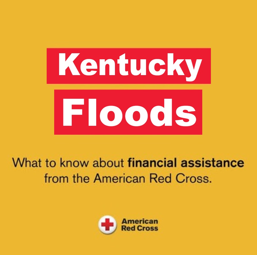 KYRedCross's tweet photo. Financial Assistance is available for Kentucky residents with qualifying flood damage through the American Red Cross. To learn more, visit https://t.co/vaiLKWGvbi https://t.co/VXGlOJTFmw