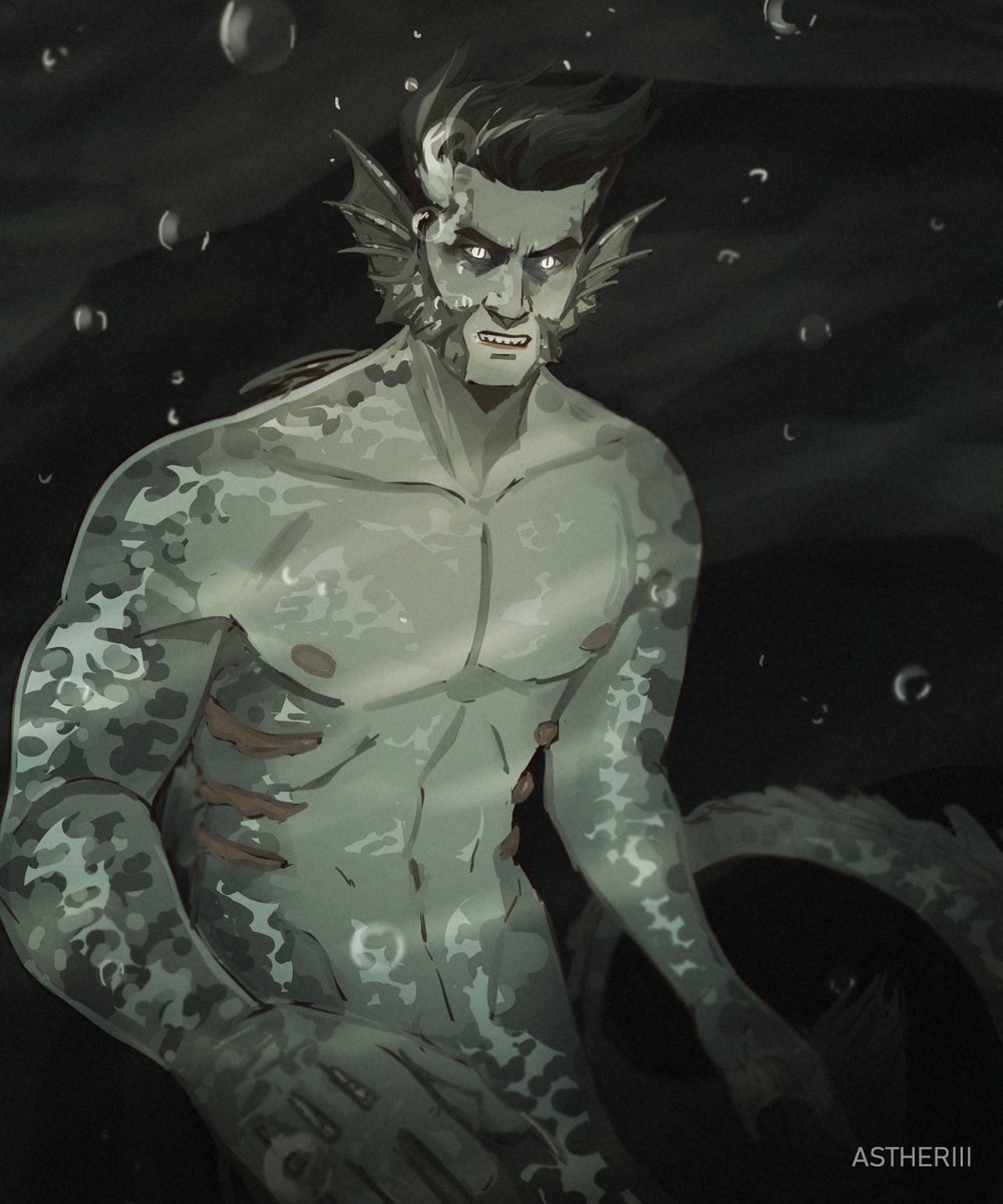 astheriii's tweet image. it&apos;s mermay so here is my contribution 🐚✨
#poolverine
