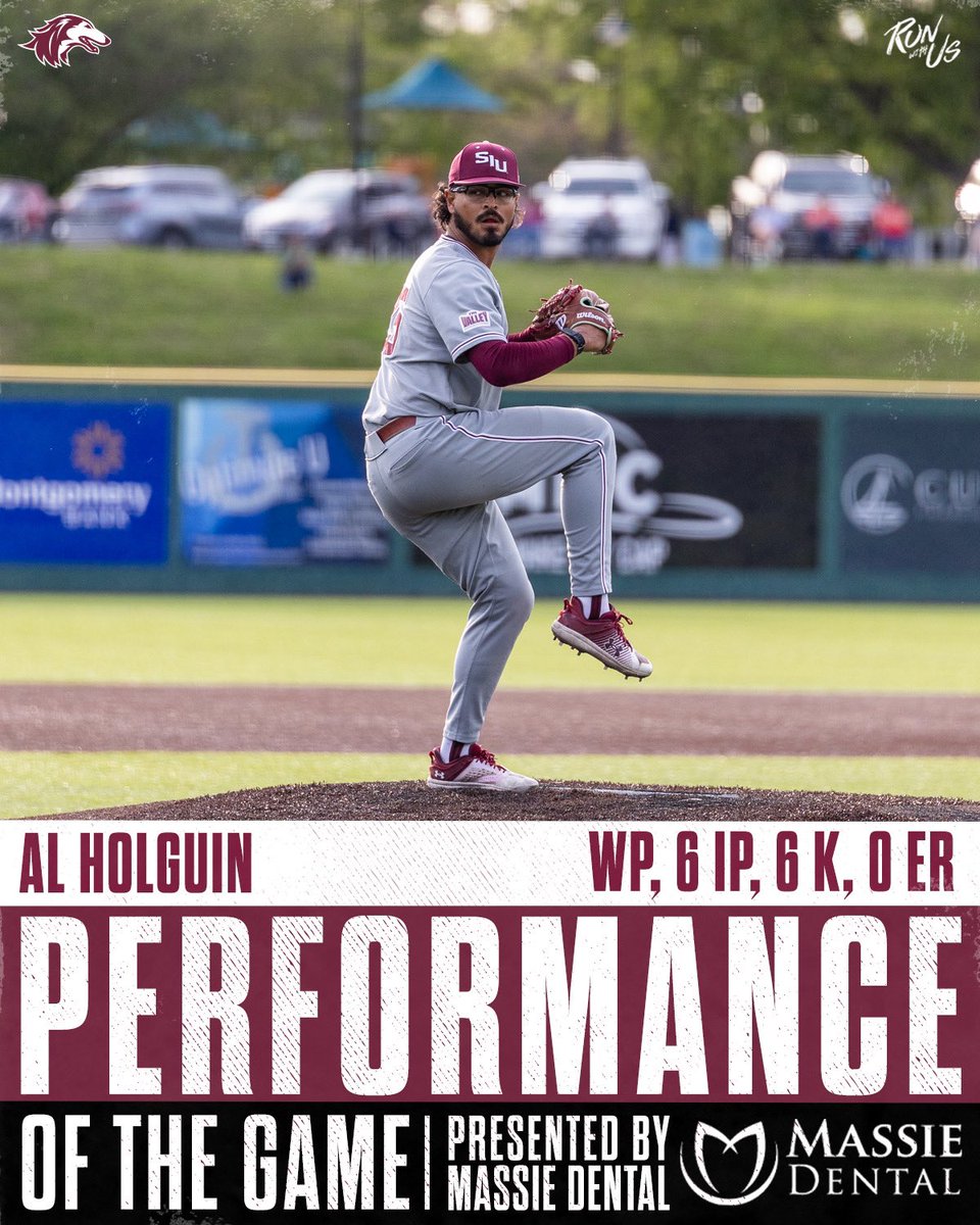 Saluki Baseball (@siu_baseball) on Twitter photo Locked in and took care of business on the bump. <a href="/2Holguin5/">Al Holguin</a> earns performance of the game. ๐ซก
#Salukis | #RunWithUs Locked in and took care of business on the bump. <a href="/2Holguin5/">Al Holguin</a> earns performance of the game. ๐ซก
#Salukis | #RunWithUs
