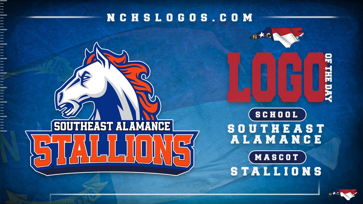 NC High School Logos (@nchslogos) on Twitter photo Day 1⃣ of "South" Week brings us us back Alamance County to ✔️out the Southeast Alamance Stallions for our #NCHSLogoOfTheDay🟧🟦🐴
<a href="/StallionAthDept/">Southeast Alamance Stallions Athletics</a> <a href="/SEHSStallionsFB/">Southeast Alamance Football</a> <a href="/SEHS_Stallions/">Southeast Alamance High School</a> <a href="/sehsstallionmbb/">SE Alamance Stallions Mens Basketball</a> <a href="/SEHSstallion_BB/">Southeast Alamance Baseball</a> <a href="/ABSS_Athletics/">Alamance-Burlington School System Athletics</a>
nchslogos.com/southeastalama…
#nchsfb #nchshoops Day 1⃣ of "South" Week brings us us back Alamance County to ✔️out the Southeast Alamance Stallions for our #NCHSLogoOfTheDay🟧🟦🐴
<a href="/StallionAthDept/">Southeast Alamance Stallions Athletics</a> <a href="/SEHSStallionsFB/">Southeast Alamance Football</a> <a href="/SEHS_Stallions/">Southeast Alamance High School</a> <a href="/sehsstallionmbb/">SE Alamance Stallions Mens Basketball</a> <a href="/SEHSstallion_BB/">Southeast Alamance Baseball</a> <a href="/ABSS_Athletics/">Alamance-Burlington School System Athletics</a>
nchslogos.com/southeastalama…
#nchsfb #nchshoops