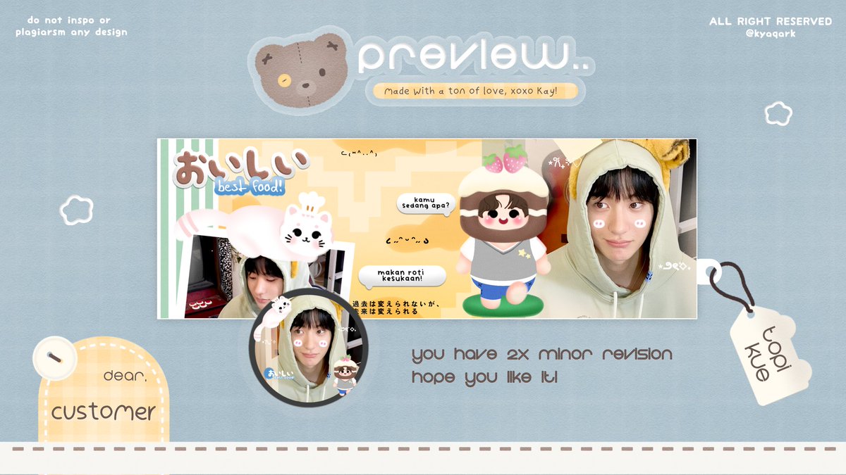 kyaqark's tweet image. Any interaction are appreciated 🥺🫶🏻

Mau kenalan sama anak baruku, namanya Topi Kue (single) dan Double Cake (couple) 😺🖐🏻 tolong sayangi anak2 baruku ini iaaa dengan sepenuh hati 💘 karena mereka gemeyy bingitzzz 🤏🏻 nanti katalog ini akan cuzz masuk di promo hari ini

#zonauang