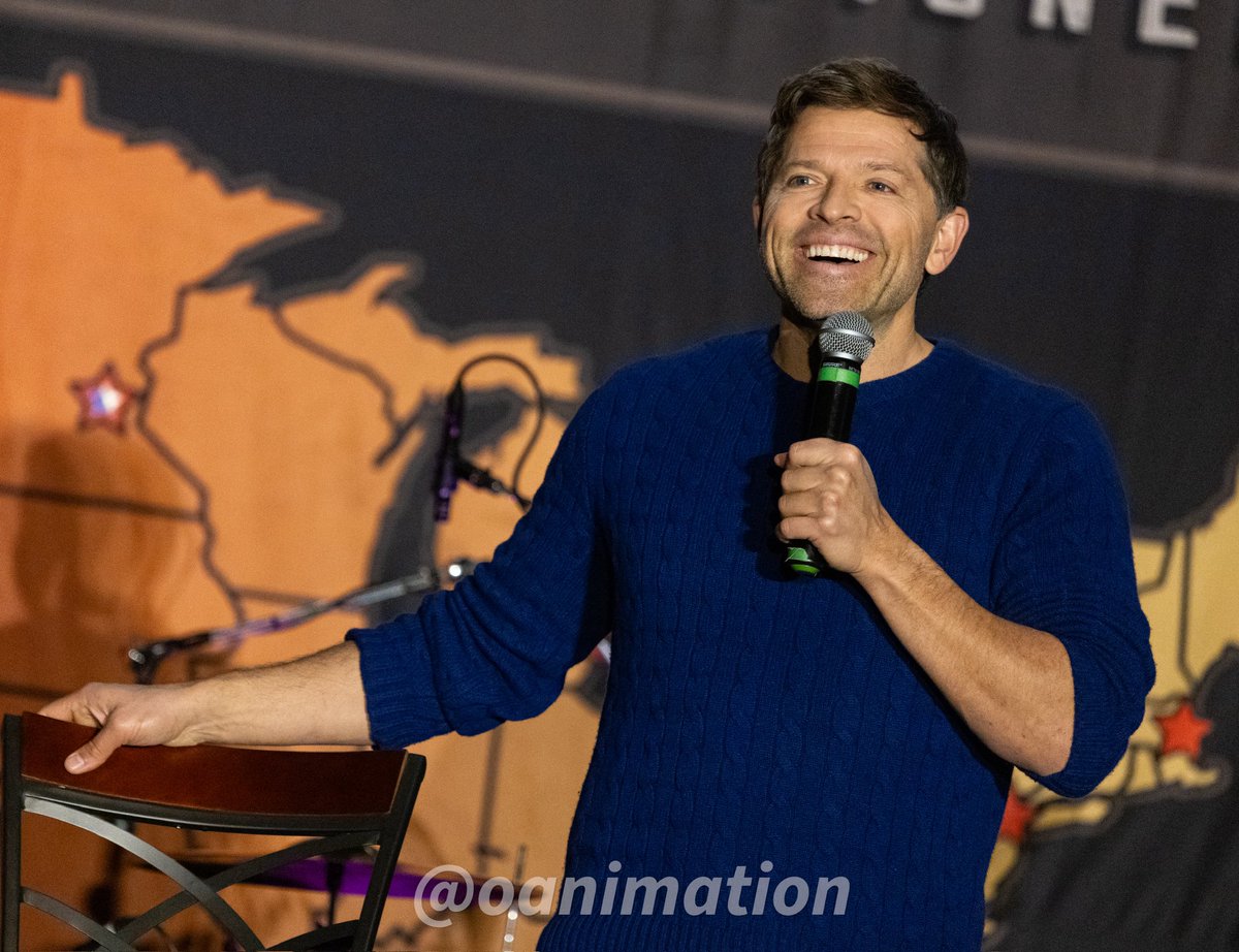 oanimation's tweet photo. Misha being Misha. #SPNMINN https://t.co/h95kpkg7nf