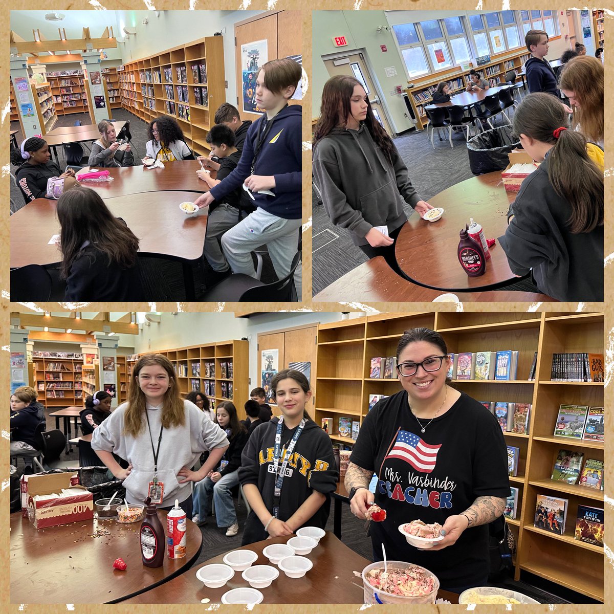 Taking time to celebrate students each period that tackled 40 topics in ALEKS to strengthen their math skills in preparation for the NJSLA! #IceCreamParty