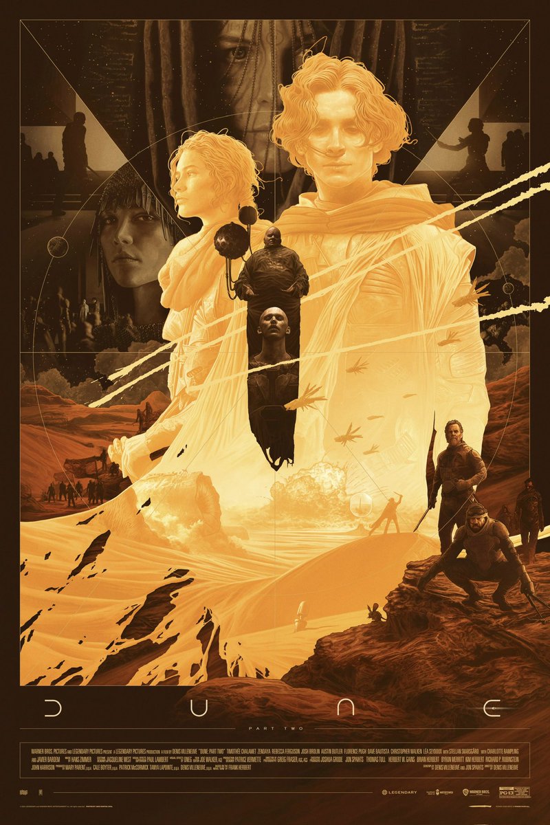 PosterEscape's tweet image. Stunning poster for Dune: Part Two by @jakekontou 

#DunePartTwo