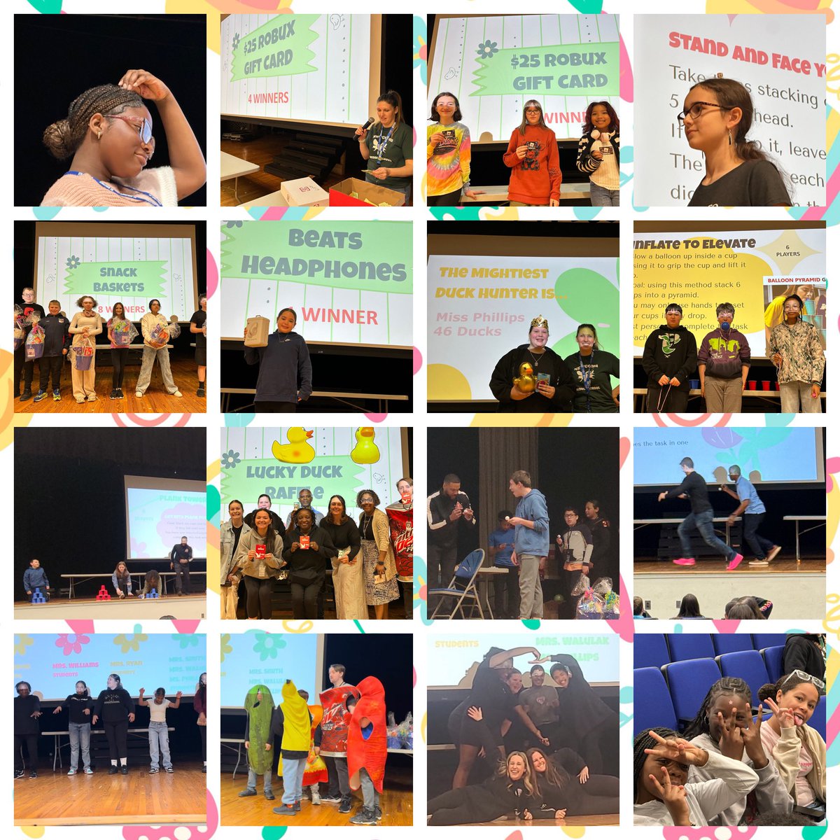 Assembly to reinforce how important it is to be successful through the end of the school year! Live buzz bucks raffles, competitions, and reinforcement of expectations for students was a success! Staff were also involved in the competitions and dance off to make things extra fun!