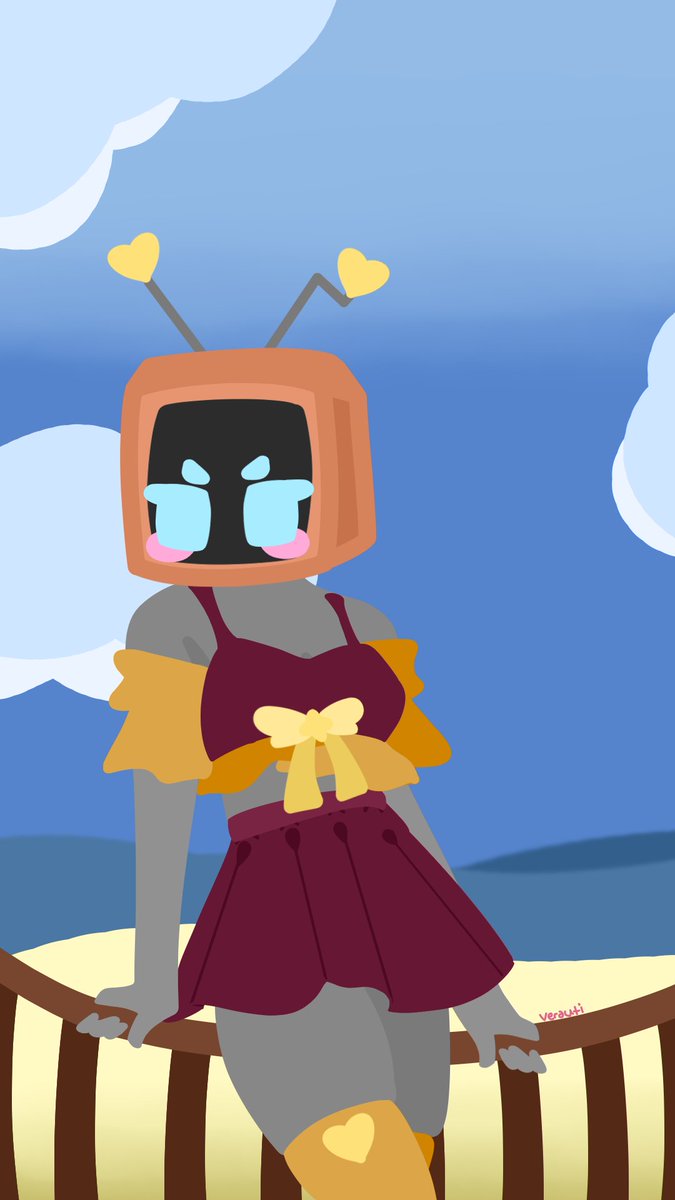 Verauti 📺 Tv head Vtuber 🧡 tweet media