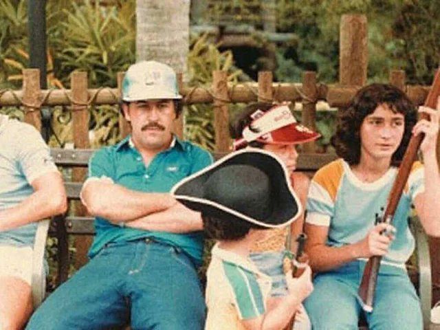 Pablo Escobar at Disneyland, 1981.