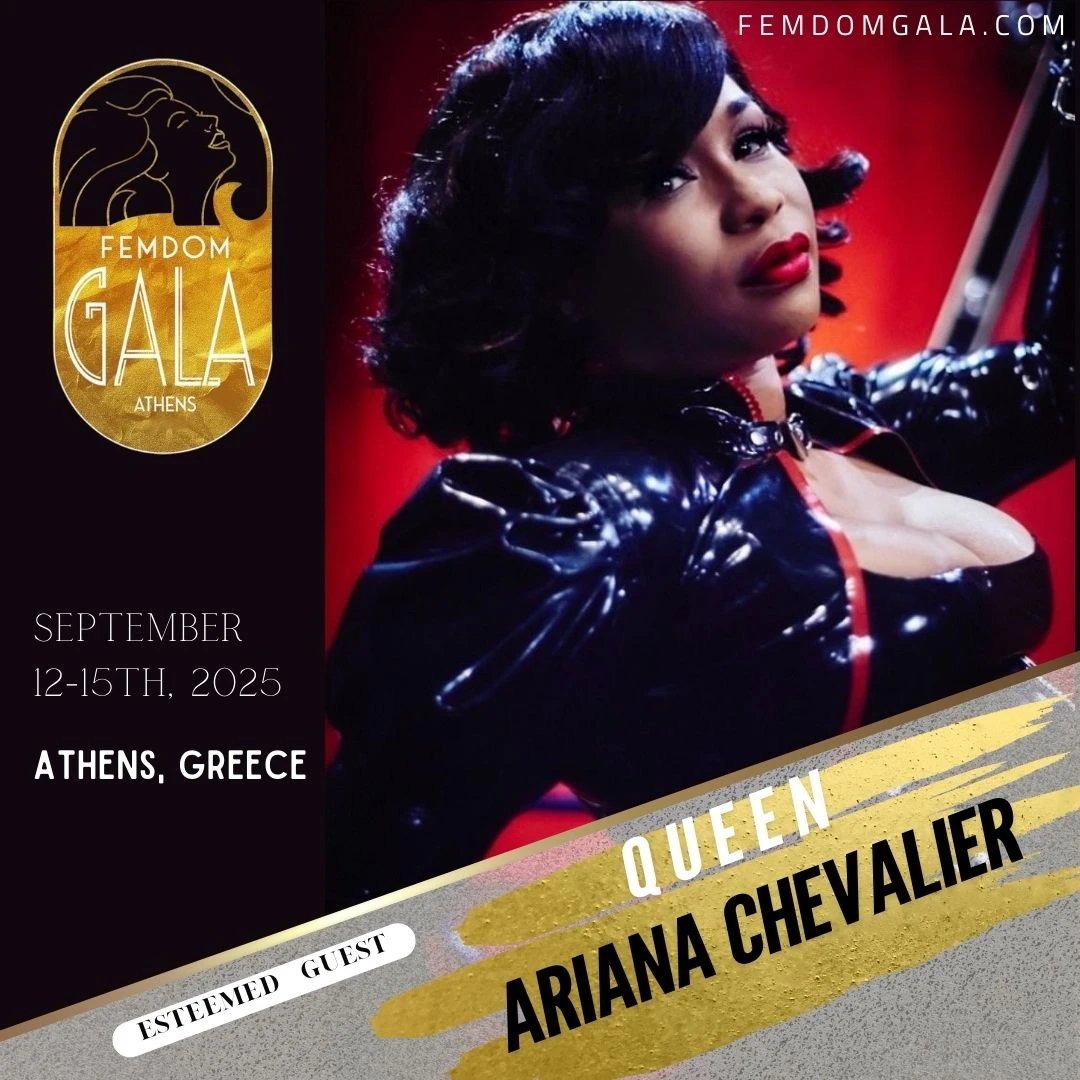 Every empire is built with power and vision. And when two forces unite, the result is unstoppable.
I, @servealexandra am honored to have @arianachevalier as the Co-Host and Co-Organizer of FemDomGala. A woman of exceptional presence, strength, and elegance, she embodies