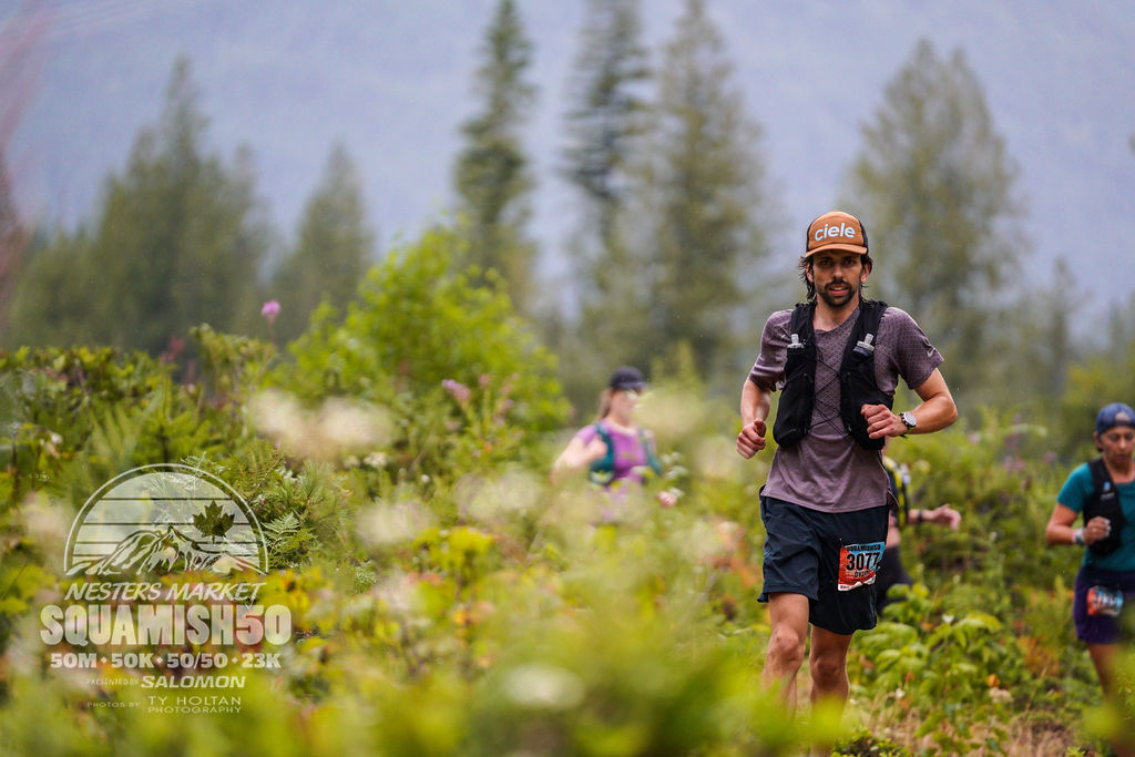 The 50/50 will test you with 130km of burly Squamish trails over back to back days.

📷 @tyholtanphoto