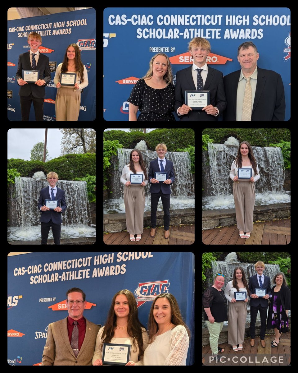 Today we celebrated our CAS/CIAC Scholar Athletes of the year Brianna Kling and Nicholas Sheridan for their athletic and academic achievements. Congratulations Brianna and Nick!

<a href="/DerbyRedRaider/">Derby High School</a> <a href="/RedRaiderCT/">MaskedRedRaider</a> <a href="/ciacsports/">CIAC Sports</a>