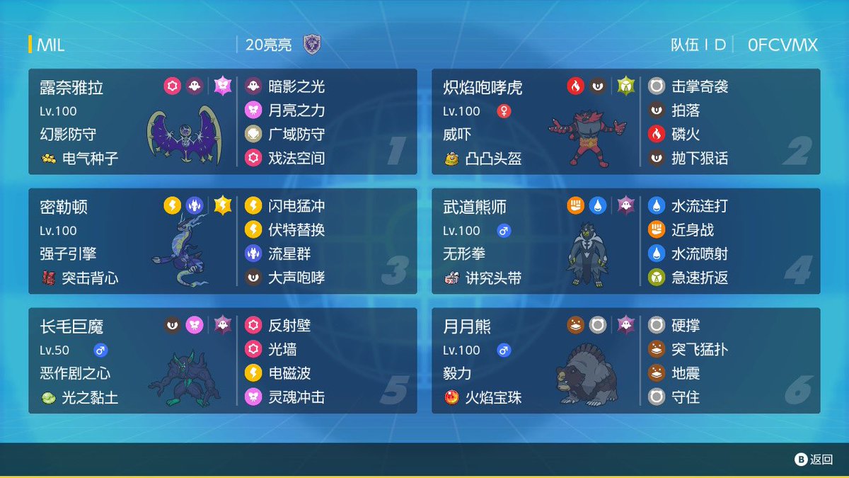 tsltang0508's tweet image. MILWAUKEE CHAMPION TEAM and summary.
I finished top 32 but so happy my group got both champion and top 4. Congrats!
Thanks friends @ValentineVGC_ @CarsonConfer @unironicpanda for prepping together. It was a lot of fun!
pokepast.es/a89887c5ab6cb3…