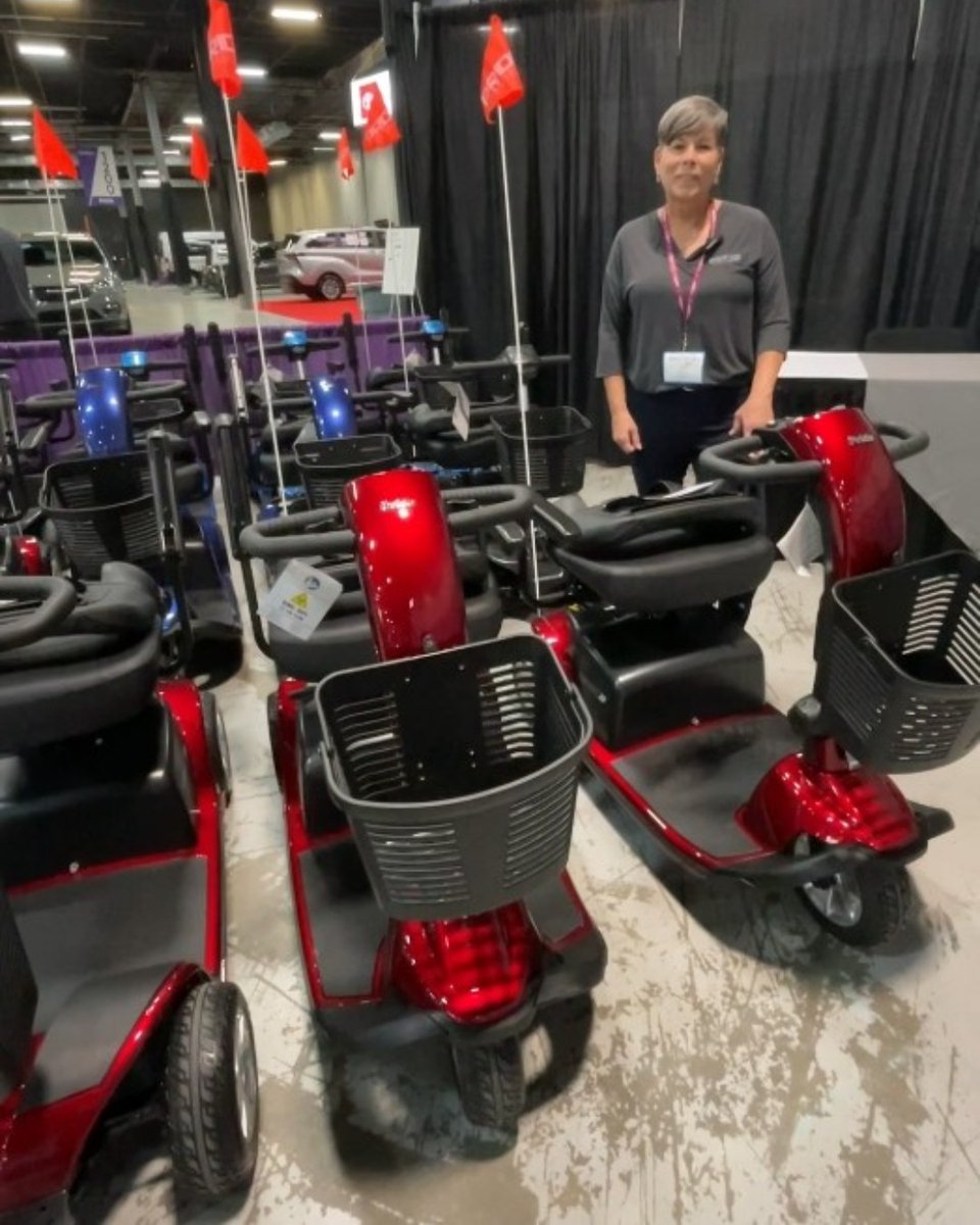 Did you know you can borrow a mobility scooter at the Abilities Expo? 

Our team had a great weekend in New Jersey, and we look forward to seeing you at the next show!

#AbilitiesExpo #NewJersey #PrideMobility #LoanerScooter