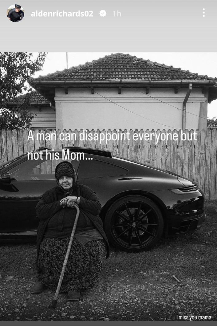 Aww,someone is missing his mama 🥺
She may be far, but she sees every step you take—and we know she’s so proud of the man you’ve become, Alden.
We love you, we got you 🫶
<a href="/aldenrichards02/">Alden Richards</a> 
#ALDENRichards