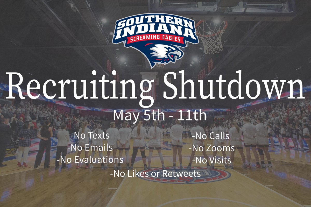 As a reminder, this week is a Recruiting Shutdown. We will talk to you all next week 🦅