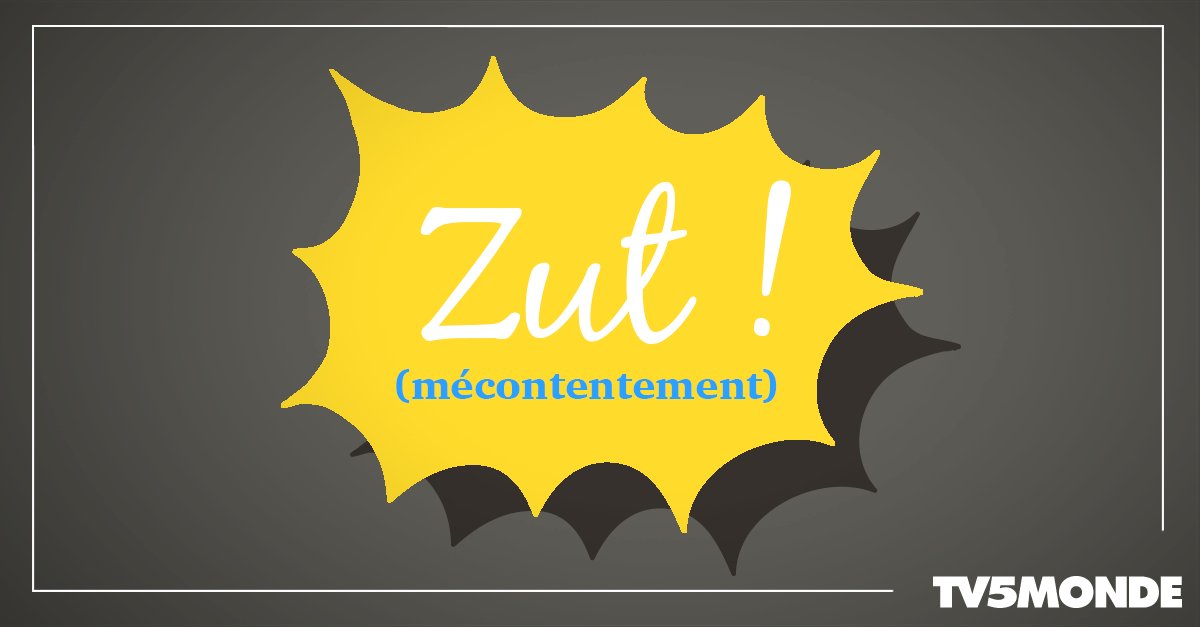 TV5MONDEAsia's tweet image. #Interjection : On entend &quot;Zut&quot; lorsque quelqu&apos;un exprime son impatience.