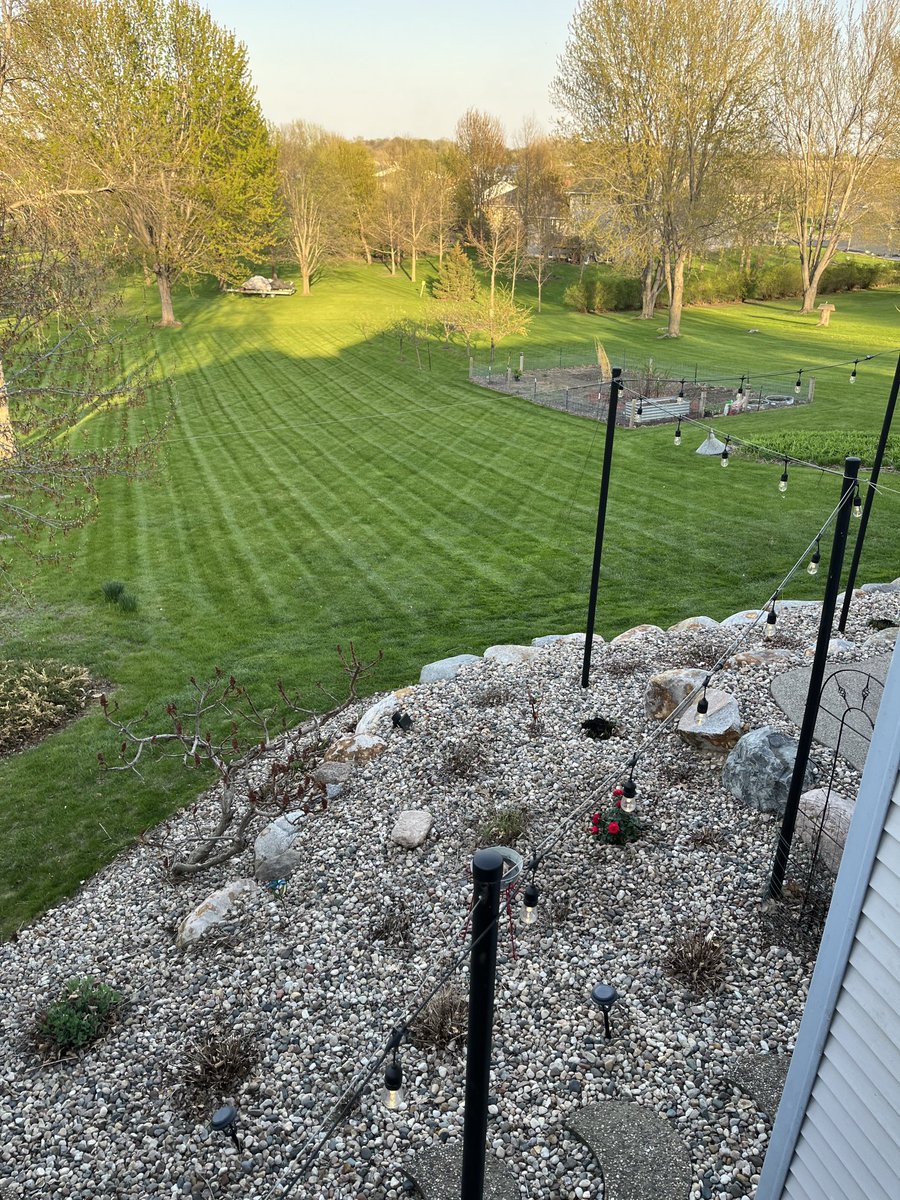 Spring in Minnesota. Garden half planted. A beautiful week coming. Farmers will be busy this week. Everyone in this area please grant some grace on the roads. Be safe.