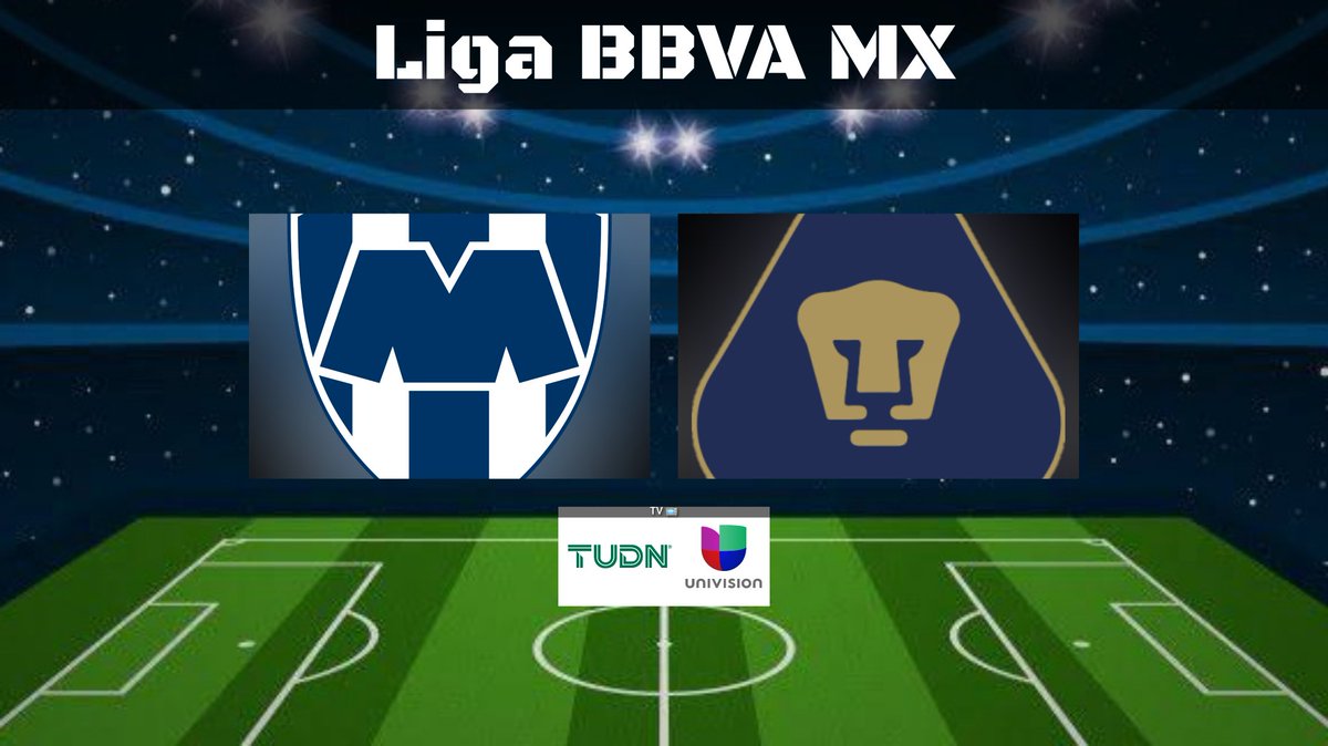 TVDELDEPOR1's tweet photo. Liga BBVA MX | Play In
Monterrey 🆚 Pumas
21:30 HRS ET
📺 @TUDNUSA @Univision
🎙️ @pacogonzaleztv
🎙️ @RusoZamogilny
🎙️ @kikinfg
🎙️ @VladimirGarciaG
#NuestraLiguilla | #NuestroFutbol | #MTYvsPUM https://t.co/XENVeEjtwi