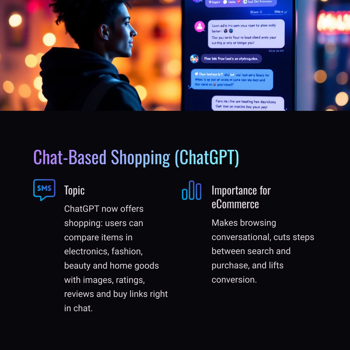 encurio's tweet photo. What will impact us the most?
• In-chat shopping with ChatGPT
• Shopify’s GPT copy toolkit
• On-device recos via Hyena Edge
• Ascend 910B &amp; H100 at >1 ExaFLOP
• Runway &amp; Midjourney character lock
• Claude linking Drive &amp; Slack
#eCommerce #AI #ChatGPT #EdgeAI https://t.co/On07BWvXJr