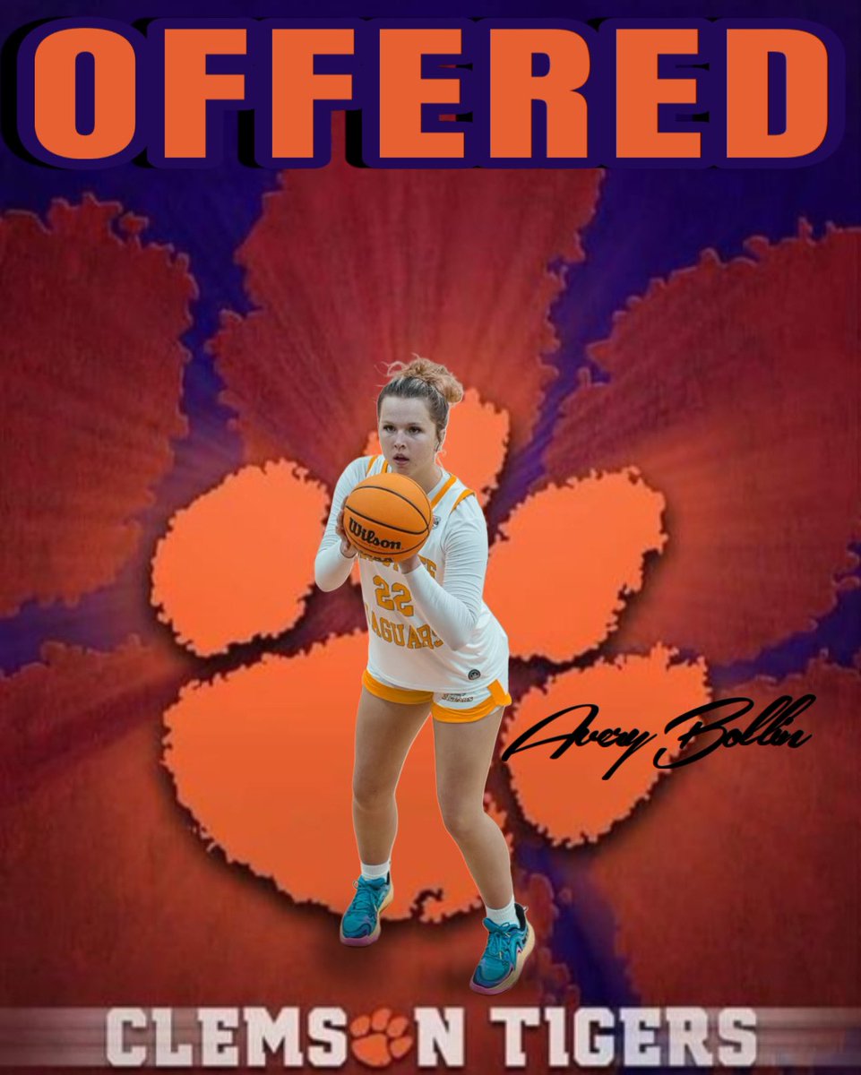 Avery Bollin (@averybollin22) on Twitter photo So grateful to receive an offer from <a href="/ClemsonWBB/">Clemson Women's Basketball</a> . Thank you <a href="/Coach_Poppie/">Shawn Poppie</a> for this amazing opportunity🧡💜<a href="/BayStateJags/">Bay State Jaguars</a> <a href="/LaurieBollin/">LAURIE BOLLIN</a> <a href="/DXSF_GBBall/">Dexter Southfield Girls Varsity Basketball</a> So grateful to receive an offer from <a href="/ClemsonWBB/">Clemson Women's Basketball</a> . Thank you <a href="/Coach_Poppie/">Shawn Poppie</a> for this amazing opportunity🧡💜<a href="/BayStateJags/">Bay State Jaguars</a> <a href="/LaurieBollin/">LAURIE BOLLIN</a> <a href="/DXSF_GBBall/">Dexter Southfield Girls Varsity Basketball</a>