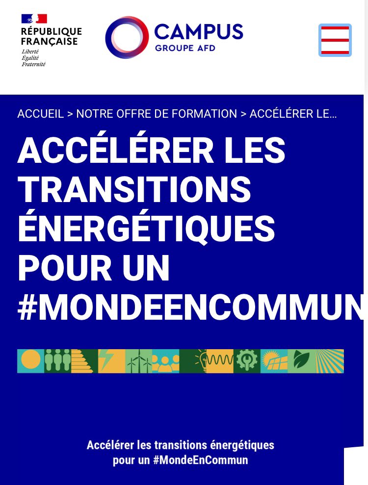 Conan Herve (@conan_herve) on Twitter photo 🌍 MOOC <a href="/AFD_en/">AFD_en 🇫🇷 🇪🇺</a> Accelerating #EnergyTransitions for a #WorldInCommon
Are you interested in energy transitions? Whether you're from public or private sector, a student, or a curious citizen, this MOOC 🇫🇷🇬🇧is for you! ⤵️
📅 Course starts: May 19, 2025
👉 surl.li/pjtkrr 🌍 MOOC <a href="/AFD_en/">AFD_en 🇫🇷 🇪🇺</a> Accelerating #EnergyTransitions for a #WorldInCommon
Are you interested in energy transitions? Whether you're from public or private sector, a student, or a curious citizen, this MOOC 🇫🇷🇬🇧is for you! ⤵️
📅 Course starts: May 19, 2025
👉 surl.li/pjtkrr