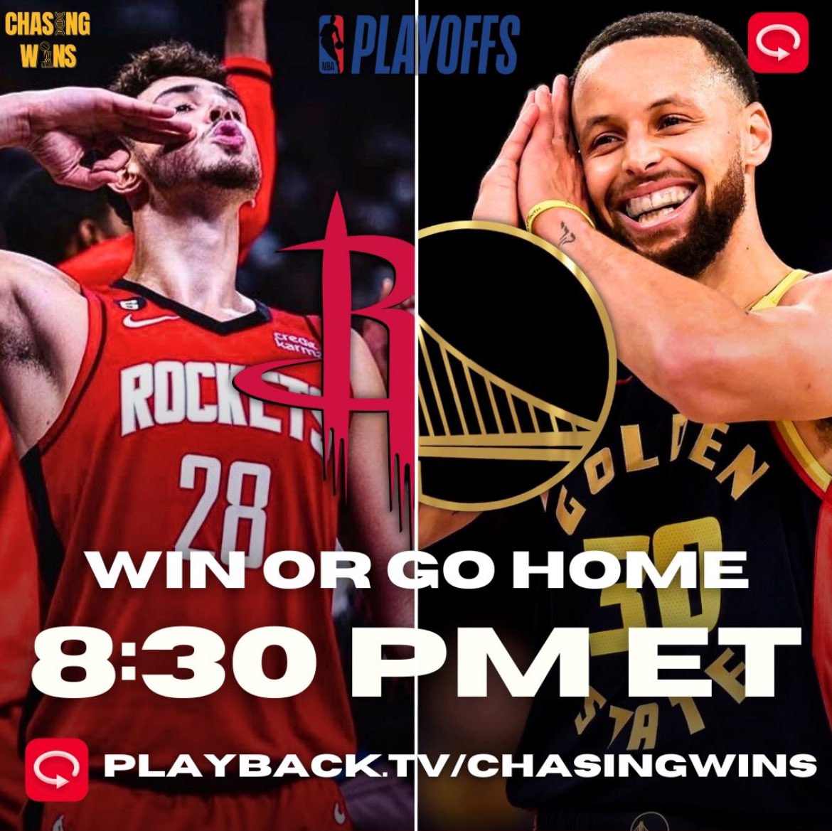#DubNation,

For the 2024-25 season, we’ll be doing LIVE WATCHES for EVERY. SINGLE. GAME.

WCR1 G7: Warriors at Rockets

Tonight at 5:30 pm PST/8:30 pm EST

Join the stream (link in replies)