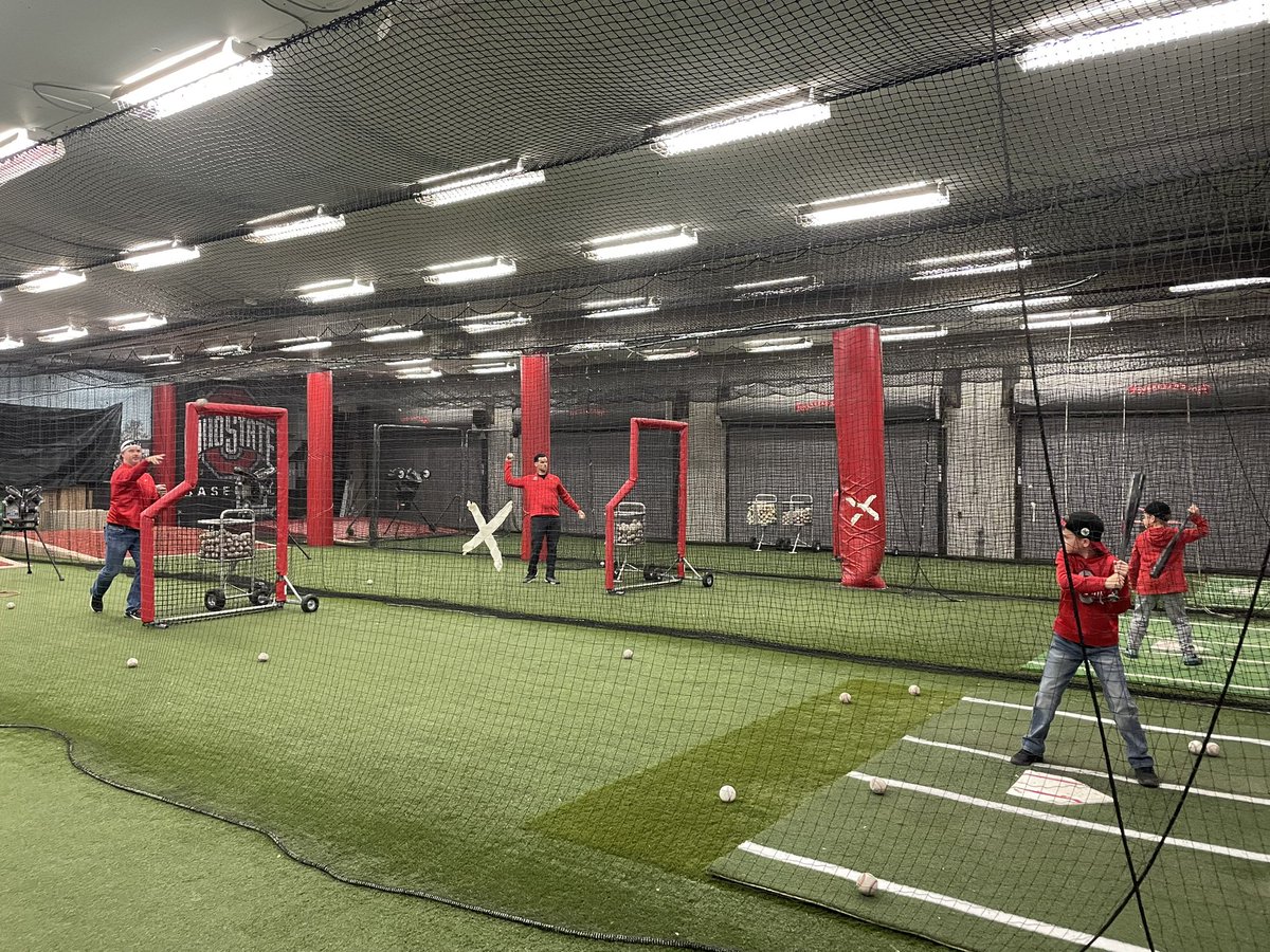 Kiltem6's tweet image. Thank you to @OhioStateBASE for allowing us to”old guys” back at the ballpark today. Always nice getting back home to share stories and pass memories on to the next generation!  Go Bucks!