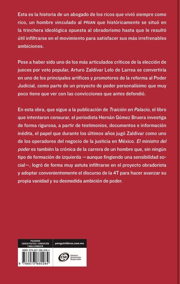 Hernán Gómez Bruera (@hernangomezb) on Twitter photo La obra “Traición en Palacio” no podría estar completa sin una segunda parte: “El Ministro del Poder: un infiltrado en la 4T”. Porque no hay <a href="/JScherer_Ibarra/">Julio Scherer</a> sin un <a href="/ArturoZaldivarL/">Arturo Zaldívar</a>. Porque no hay un traidor sin la colaboración de un infiltrado. Lo sabían quienes detentaron y La obra “Traición en Palacio” no podría estar completa sin una segunda parte: “El Ministro del Poder: un infiltrado en la 4T”. Porque no hay <a href="/JScherer_Ibarra/">Julio Scherer</a> sin un <a href="/ArturoZaldivarL/">Arturo Zaldívar</a>. Porque no hay un traidor sin la colaboración de un infiltrado. Lo sabían quienes detentaron y