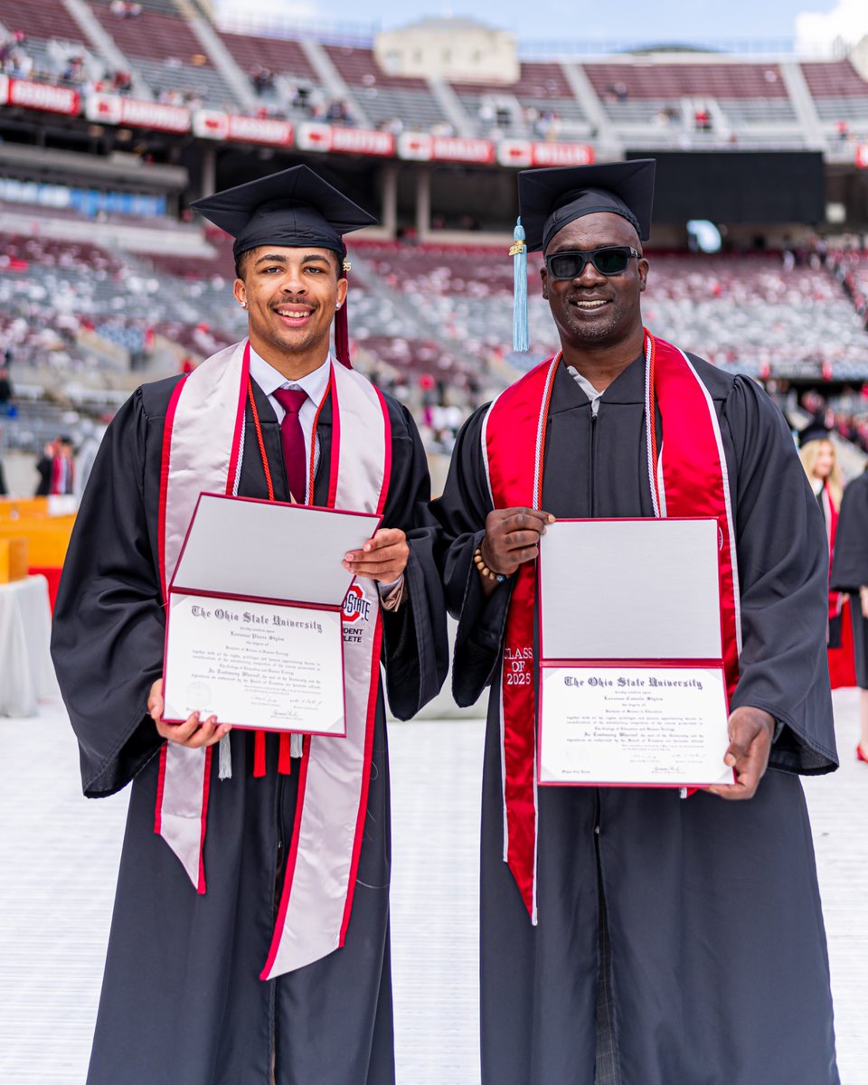 Congratulations to Lorenzo &amp; Lorenzo. Go Buckeyes 🌰
#Legacy