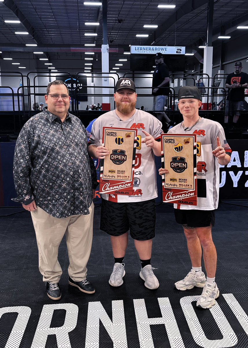 AND THEY DID IT! 🙌 Your ACL Pro Doubles Champions are Jamie Graham &amp; Jacob Trzcienski! 🔥