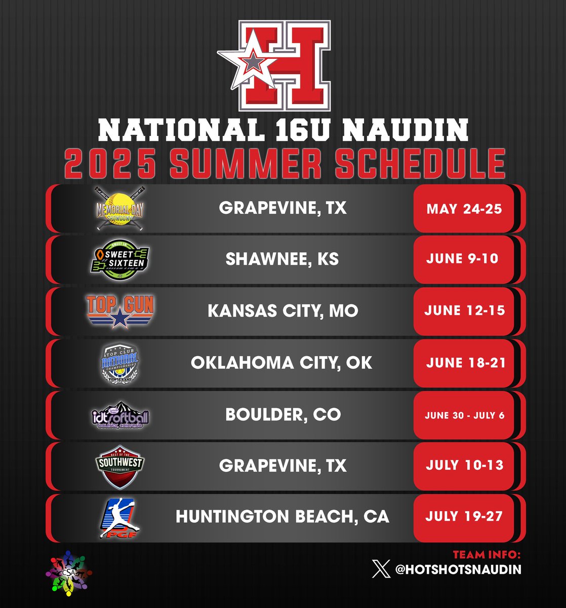 IzzieStone2028 (@izziesue2028) on Twitter photo Summer season 🔥
@csa_athletes
<a href="/LeeVelazquez06/">Lee Velazquez</a>
<a href="/ednaudin/">Ed Naudin</a>
<a href="/HotshotsNaudin/">Hotshots Naudin</a>
#HotshotsNation #HotshotsNaudin #BangBang #BrickbyBrick Summer season 🔥
@csa_athletes
<a href="/LeeVelazquez06/">Lee Velazquez</a>
<a href="/ednaudin/">Ed Naudin</a>
<a href="/HotshotsNaudin/">Hotshots Naudin</a>
#HotshotsNation #HotshotsNaudin #BangBang #BrickbyBrick