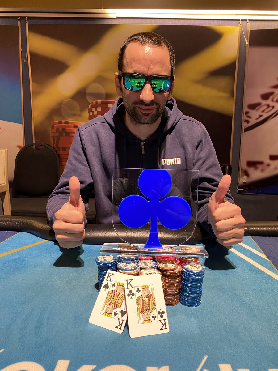 LAROUSH_Events's tweet photo. EL MENSUAL ♣️
Después de un reñido HeadsUp felicitamos a Samuel Gonzalez @ToolsOfPoker que se lleva el ♣️🏆 en @GranCasinoCB y su premio de 4.720€💶 https://t.co/OAvtBaOfso