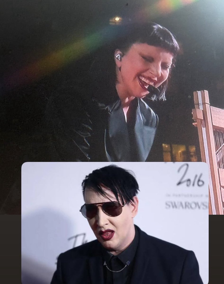 CharlesFonteneL's tweet photo. Achei muito radical a mudança do estilo musical do Marilyn Manson.
#Fantastico https://t.co/6q5I502J8q