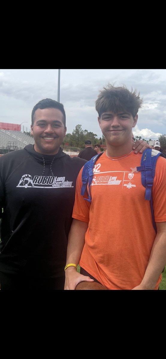 Brendan Sochor (@brendansochor27) on Twitter photo Had a great weekend in Vegas competing with some of the best long snappers around the country. My snaps were very good and hit personal PR’s throughout the camp. Can’t wait to see the rankings when they come out! <a href="/TheChrisRubio/">Rubio Long Snapping®</a>
<a href="/Coach_Kreider/">Matt Kreider</a> <a href="/LenapePrideClub/">Lenape Football Pride Club</a> Had a great weekend in Vegas competing with some of the best long snappers around the country. My snaps were very good and hit personal PR’s throughout the camp. Can’t wait to see the rankings when they come out! <a href="/TheChrisRubio/">Rubio Long Snapping®</a>
<a href="/Coach_Kreider/">Matt Kreider</a> <a href="/LenapePrideClub/">Lenape Football Pride Club</a>
