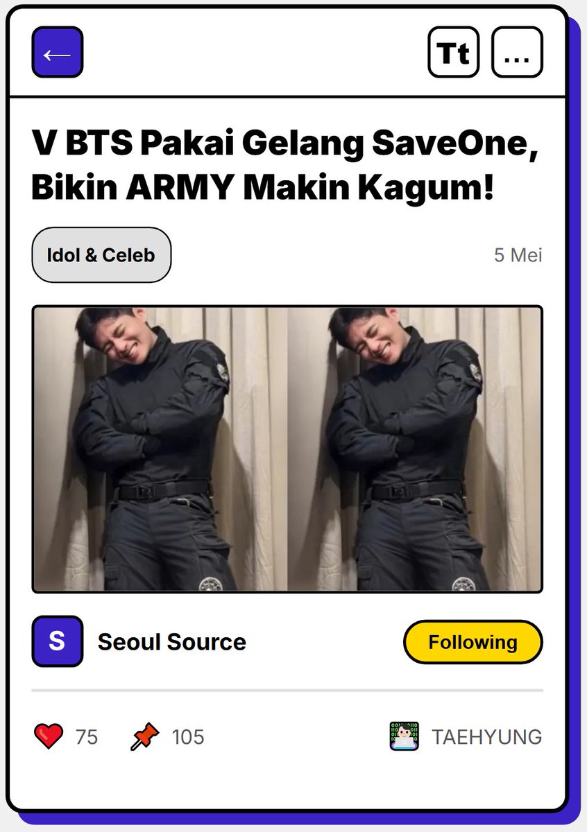 kpopdankdramaid's tweet image. Terungkap! #VBTS Kenakan Gelang #SaveOne, Donasi untuk Anak-Anak yang Membutuhkan. #ARMY makin bangga!

 Read More: ssmedia.my.id/2025/05/05/v-b…
-KGaeul
