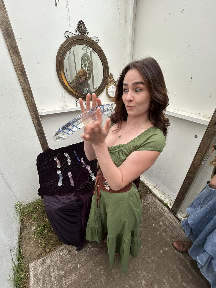 Lila LaBelle (@mslilalabelle) on Twitter photo Went to the Renaissance Faire Today! ๐ง
I found my favorite shop.. Can you guess why? ๐คญ
Hint: itโs big and can go inside me
Featuring <a href="/Boba_Bitchh/">Boba Bitch ๐๏ธ</a> Went to the Renaissance Faire Today! ๐ง
I found my favorite shop.. Can you guess why? ๐คญ
Hint: itโs big and can go inside me
Featuring <a href="/Boba_Bitchh/">Boba Bitch ๐๏ธ</a>