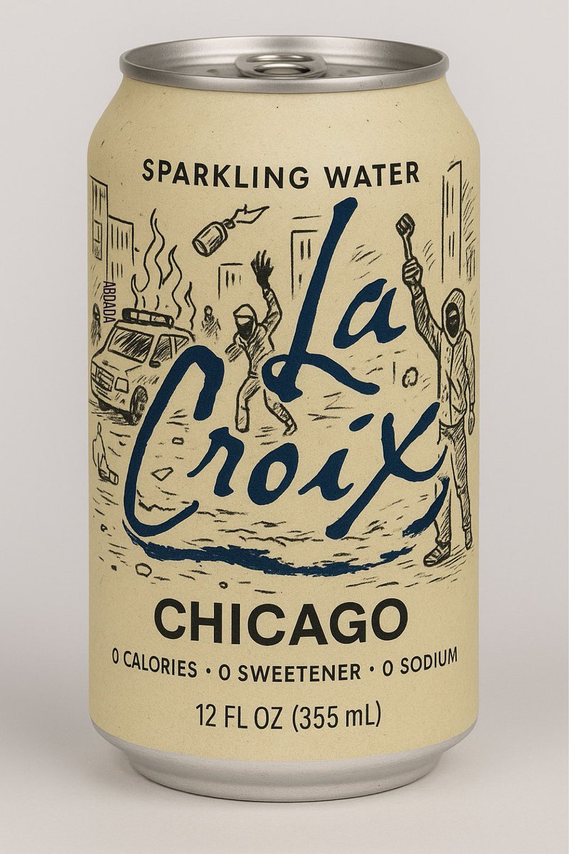 The new #lacroix flavor reminds me of Molotov cocktails and burning Starbucks.  #chicago