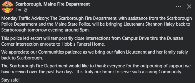 Scarborough Police (@scarboroughmepd) on Twitter photo 