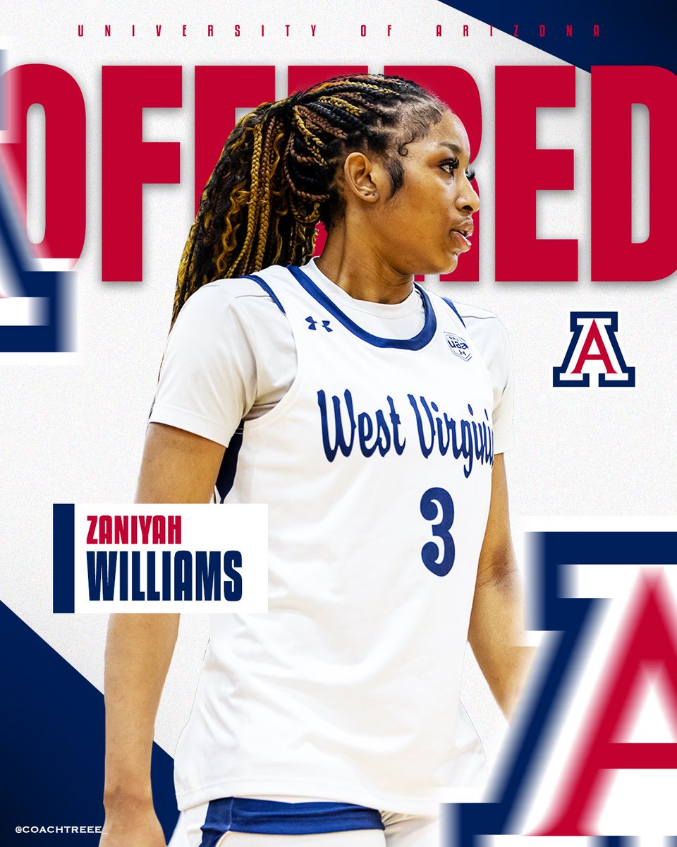 West Virginia Thunder UAA (@wvthunderuaa) on Twitter photo Zaniyah Williams ‘26 (<a href="/ZTheProblem/">Zaniyah “Z” Williams ZTHEPROBLEM</a>) has picked up an offer from Arizona!
#WVThunderFam | ⚡️⚡️ Zaniyah Williams ‘26 (<a href="/ZTheProblem/">Zaniyah “Z” Williams ZTHEPROBLEM</a>) has picked up an offer from Arizona!
#WVThunderFam | ⚡️⚡️