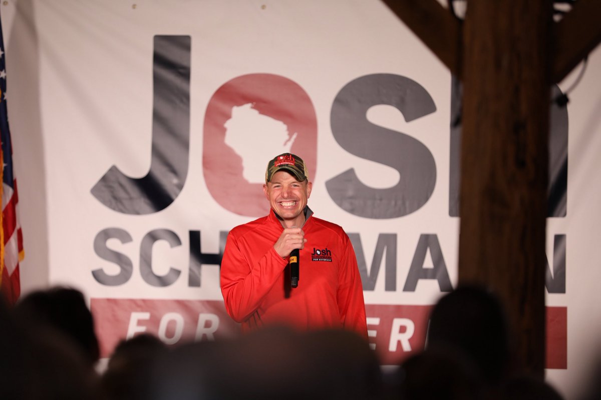 JoshSchoemann's tweet photo. Wisconsin is fired up and ready for new leadership! Thanks to all who joined us! https://t.co/7bwM891oxF