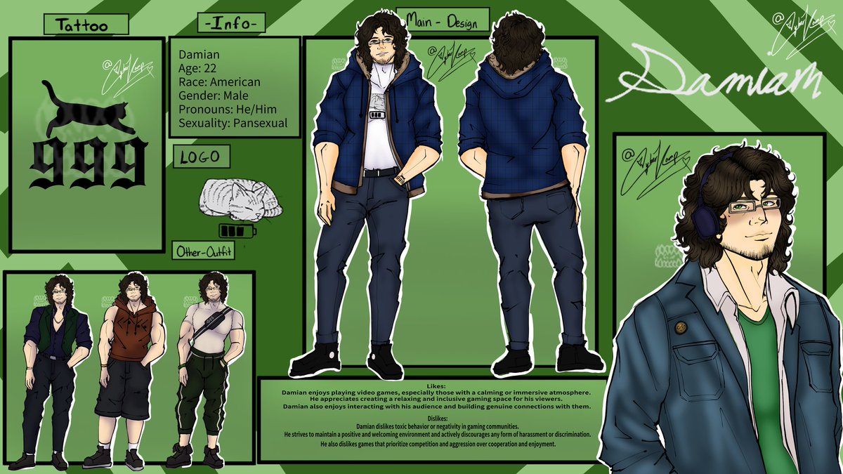 _cyber_vamp's tweet photo. #LoversGlitch last but not least, Damian. I enjoyed drawing their design so much, and even the tattoo design.
#art #digital #visualnovel #game #poster #illustration #digitalart #artist #visualnovelgame #visualnoveldevelopment https://t.co/ZlaFJBvOaV
