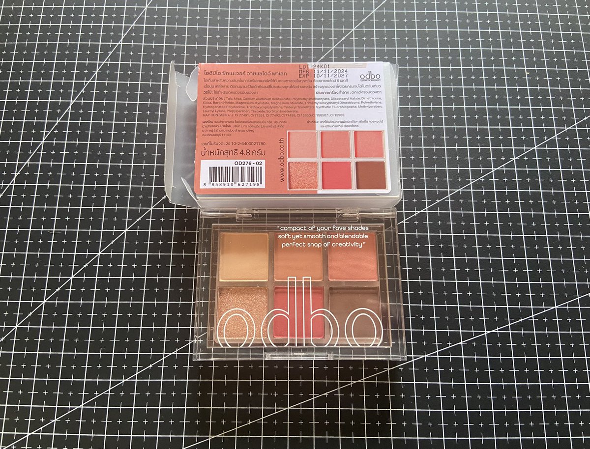 [ พร้อมส่ง / ready to ship ]

พาเลทตา ODBO เบอร์ 02

• ราคา 50฿

• ใช้ไปครั้งเดียว✅
• ค่าส่ง 40฿📦
• รอบส่งพรุ่งนี้🚚

สนใจทักเดมได้เลยนะคะ💌
#เครื่องสําอางมือสอง #ส่งต่อเครื่องสำอาง #คสอมือสอง #ส่งต่อสกินเเคร์ #odbo