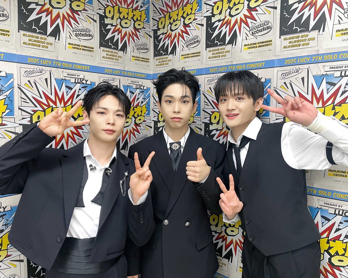 BANDLUCY_mystic's tweet photo. [#LUCY] 일곱 번째 단독 콘서트 <와장창> 완료✔

3일간 왈왈이와 함께한 공연🎤
내가 더 사랑할게
함깨해 줘서 고마워💙

#루시 #신예찬 #최상엽 #조원상 #와장창 https://t.co/iYq2lKO7D0