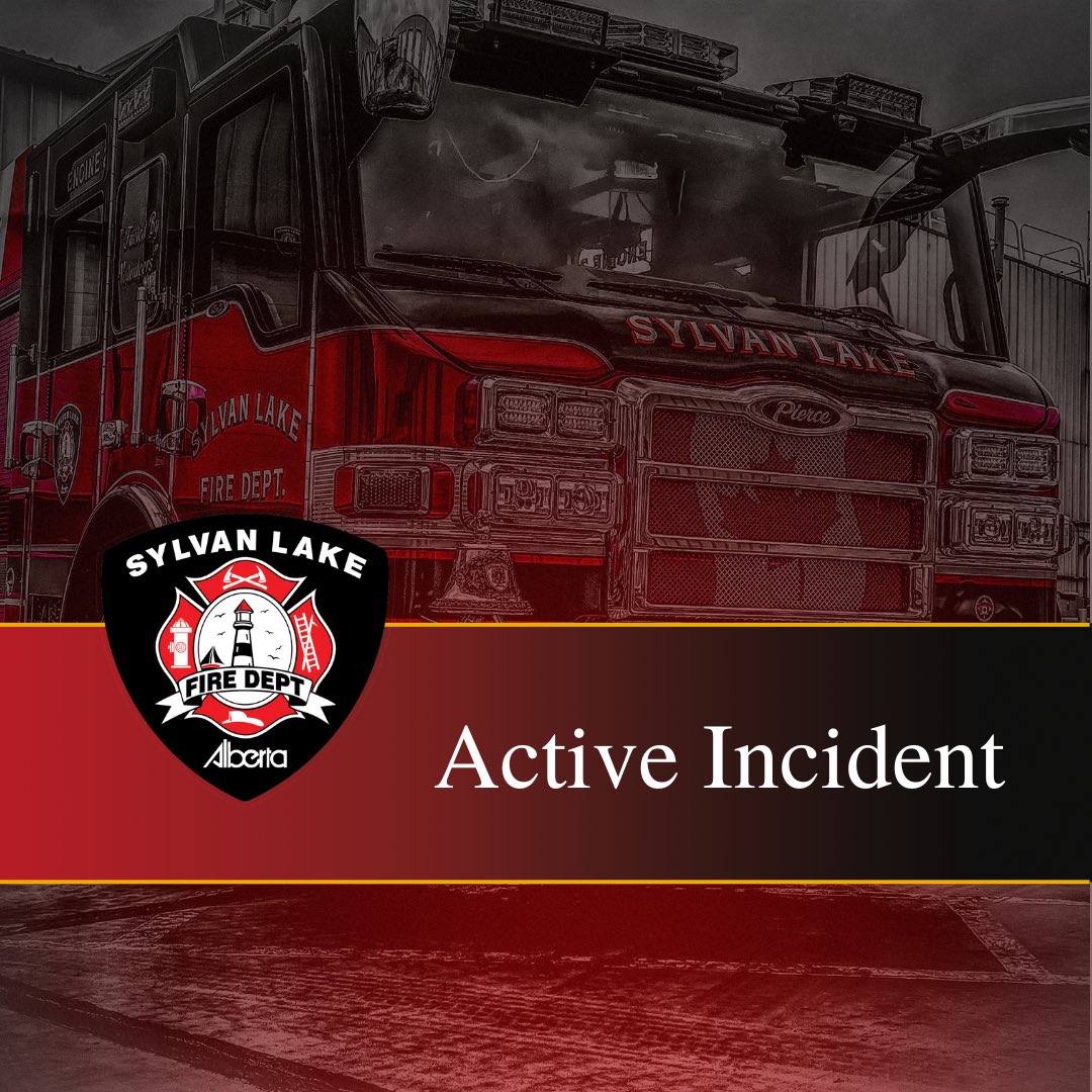 SylvanLakeFire's tweet photo. SLFD is responding MVC on HWY 781 &amp; TWP RD 372, Red Deer County.  Please avoid the area &amp; yield to emergency vehicles. 🚒 https://t.co/Br91u3hPz5