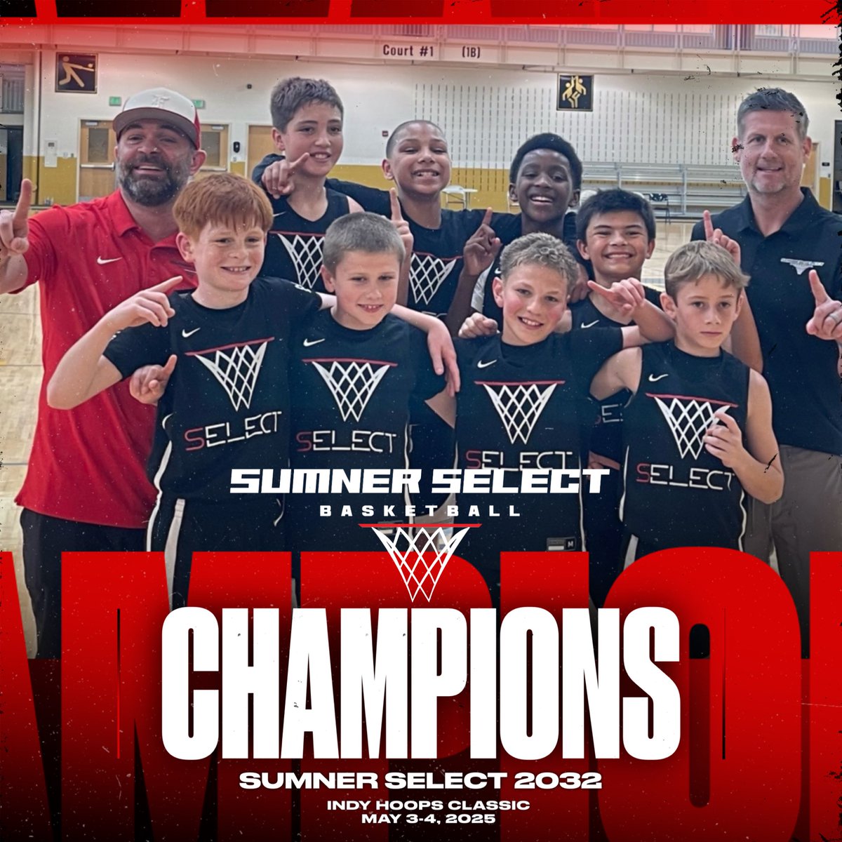 Went up to Indiana and coming back the champs, congratulations to our 2032 team!! We are #select