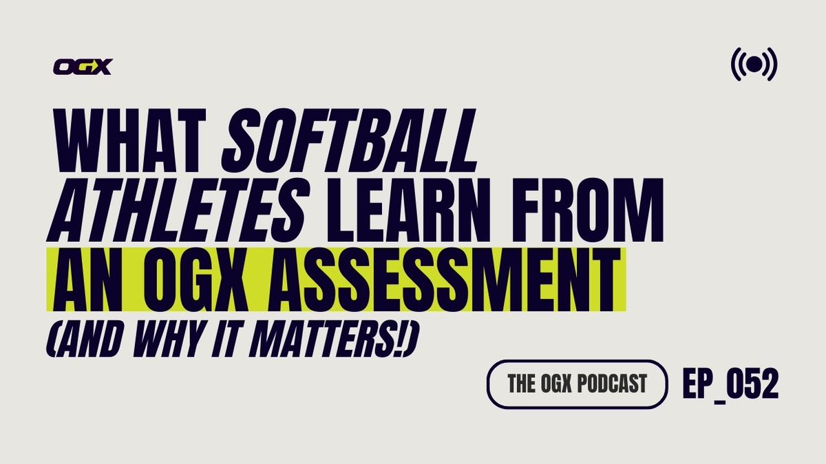 OGX (@ogxsoftball) on Twitter photo What do softball athletes actually learn from an OGX assessment?
From biomechanics and ball flight to strength and power, this is where smarter training starts and the key to understanding what’s holding you back.
In Episode 52 of the OGX Podcast, @krista_stoker, <a href="/ashtsunshine/">Ashley Sunshine</a> What do softball athletes actually learn from an OGX assessment?
From biomechanics and ball flight to strength and power, this is where smarter training starts and the key to understanding what’s holding you back.
In Episode 52 of the OGX Podcast, @krista_stoker, <a href="/ashtsunshine/">Ashley Sunshine</a>
