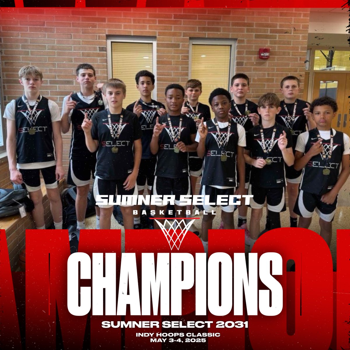 Tennessee ✅ Kentucky ✅ Indiana ✅  The 2031 boys getting it done in multiple states! We are #select