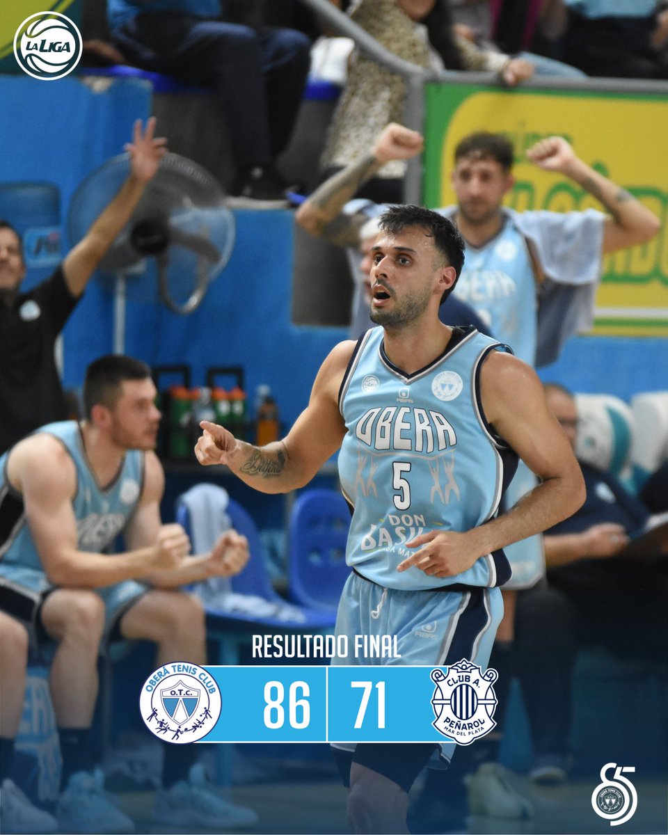 ¡GANOO #OBERAA! 

Trabajada victoria en casa ante <a href="/Penaroloficial/">Club Atlético Peñarol (Oficial)</a> por el juego 34 de la Fase Regular.

 🔥 <a href="/jonitorresi/">Joni Torresi</a> 21 puntos (3/4 en triples) + 6 rebotes + 3 asistencias + 1 tapa + recuperaros

🔜 Martes 13 de mayo 🆚 <a href="/InstitutoACC/">Instituto ACC</a> , en Córdoba.

¡Daaale Celestes! 🩵