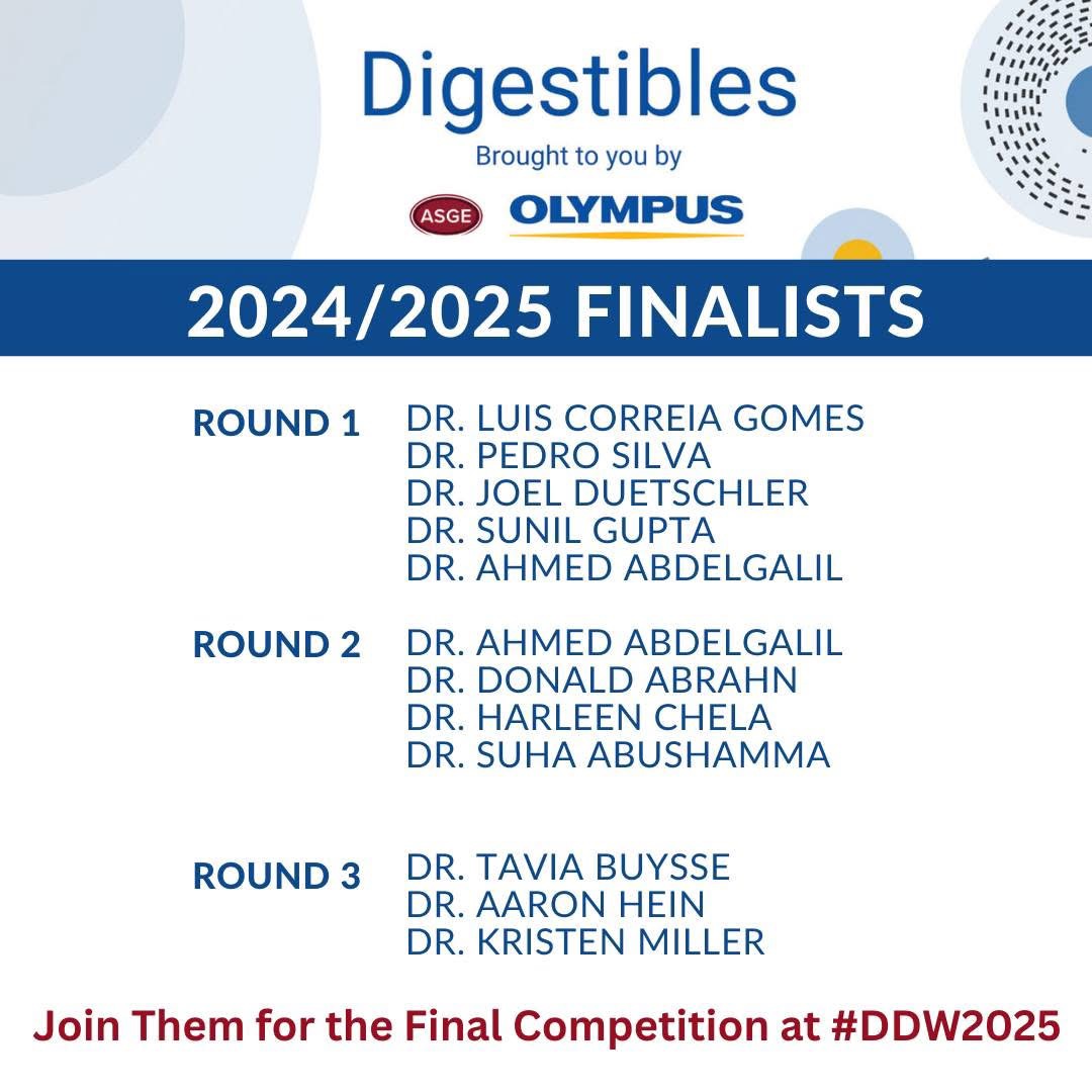 Belated congrats to our rising chief fellow Dr. Aaron Hein! Good luck to all the finalists at #DDW2025! @asgeendoscopy @ddwmeeting